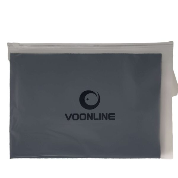 Black Cleaning Towel in a protective pouch with Voonline logo, designed for streak-free aquarium maintenance.