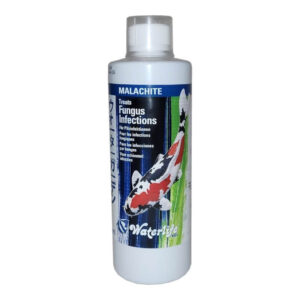 Waterlife Malachite 500ml fungicide for koi ponds, treats fungal infections safely for fish, plants, and filters.