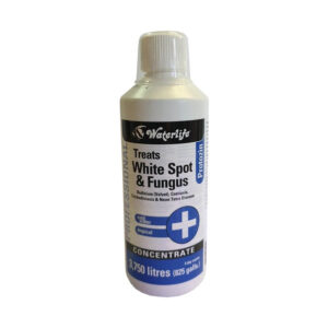 Waterlife Protozin concentrate for treating white spot and fungus in aquaria, suitable for 3,750 litres.