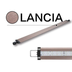 Zetlight Lancia 2 Tropical Plant Tank LED Light featuring brushed aluminum finish and advanced LED design for enhanced plant growth.
